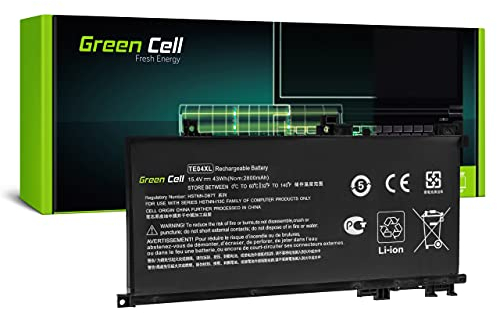 Green Cell Batterie TE04XL 905277-855 905175-271 TPN-Q173 HSTNN-DB7T pour HP Omen 15-AX200 Pavilion 15-BC200 15-BC500 15-DP0000 Portable (2800mAh 15.4V Noir)