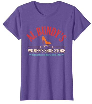 Al Bundy's Women's Shoe Store Putting Shoes Vintage T-Shirt
