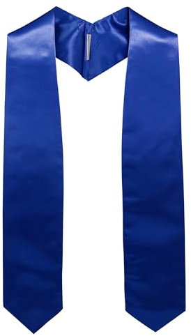 GraduationMall Abschluss Stola für akademische Kirche Priester Chor Stola Stahl 183cm Unisex Erwachsene Königsblau