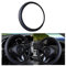 Adunsiaoto Autos Lenkradbezug Mikrofaser Leder Lenkradhülle, Auto Lenkradbezug Leder Universal 38cm, Universal Gemütliche Atmungsaktive Lenkradschoner(Schwarz/Blau)