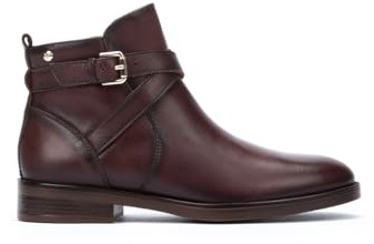 Pikolinos Puertollano Flache Stiefeletten Damen | Leder | Braun