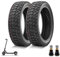 Amitor E Scooter Reifen 8 1/2 x 2 Tubeless mit Ventil für Xiaomi 1S Pro 2 M365 Pro Elektro Scooter, 50/75-6.1 Reifen Tubeless mit Verschleißfest und Rutschsicher, E Roller Vakuum Reifen 8,5 Zoll