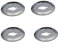 LVYXON BBQ Control Knobs Base, Gas Grill Knob Replacement, 4pcs Set, Solid and Long Lasting Design (4pcs)