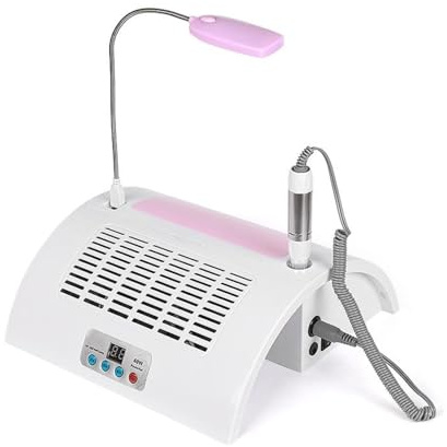 Aspirateur Ongle, Lampe à Uv Led aspirateur multi-usa, Machine de manucure, Nail Art, sèche-ongles 5 en 1, polisseuse, accessoires for ongles,pour collecteur de poussière pour salon de manucure