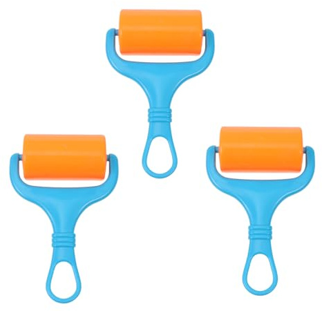 SHINEOFI 3pcs Professional Plastic Roller for DIY Drill Press Rolling Tool for Rolling Rod Easy to Clean