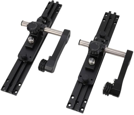 Luocute Tischkreissägen-Druckführungen, Verstellbare Rollenführungen aus Aluminiumlegierung für die Holzbearbeitung, mit Spannungseinsteller und Einzelweglager für die Mechanische