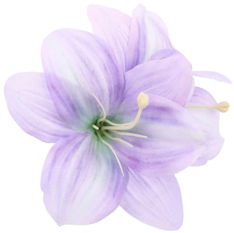 FOYTOKI Lilien Tragbar und Elegant mit Blume aus Gewebe und Legierung Haarspange Haarschmuck für Damen Accessoire für Strand und Vielseitige Anlässe