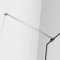 Barre de stabilisation 450mm pour paroi de fixation paroi de douche barre de fixation la pince 360°