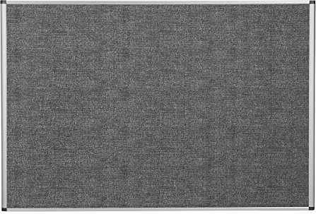 Bi-Office Schallschutzwand Evolution | Wand | BxH 120 x 90 cm | Silber, Grau | Akustikwand Raumteiler Stellwand Trennwandsystem