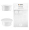 EMFA Bouchon Cache Trou 12 mm Blanc – Capuchon Plastique obturateur pour Meubles et Trous de Fixation – 1,2 cm – Lot de 25 pièces