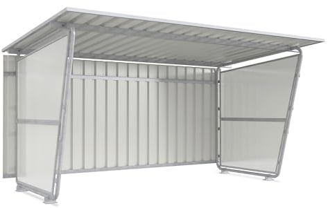 Certeo | Seitenwand zu Flachdachüberdachung Siegen | für Ausführung einseitig | Wand Links/rechts