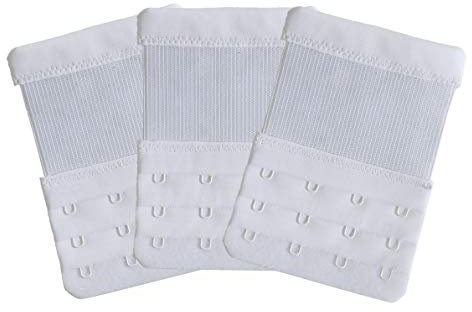 AniKigu Damen BH Verlängerungen 4 Haken Bra Extender 4 Hook Weich Bequeme BH Träger Verlängerung