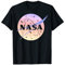 NASA Logo Pastel Light Color Fade Graphic T-Shirt T-Shirt