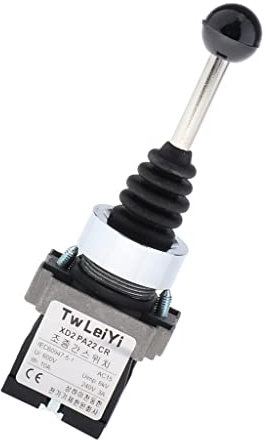SDENSHI Interruptor De Joystick De Retorno De Resorte 2NO 2 Posiciones XD2-PA22