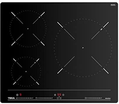 Teka IBC 63010 MSS - Placa Inducción 3 Fuegos, Placa Inducción 60cm, Fácil de Instalar, con Sistema Touch Control Multislider, Color Negro