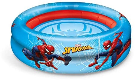Mondo Toys - SPIDERMAN | 2 Rings Pool - Piscina Hinchable para bebé - diámetro 100 cm, Ideal para niño/niña +10 Meses - 16914