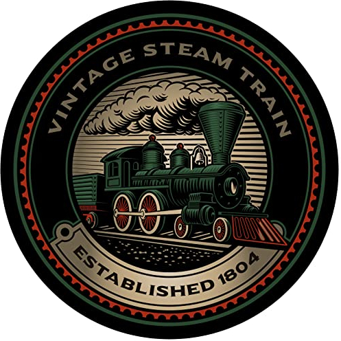 Samunshi Eisenbahn Dampflok Aufkleber Autoaufkleber für Motorrad Fahrrad Roller oder Auto Sticker Zug Schienen Eisenbahner Geschenk (20x20cm Eisenbahn Dampflok)