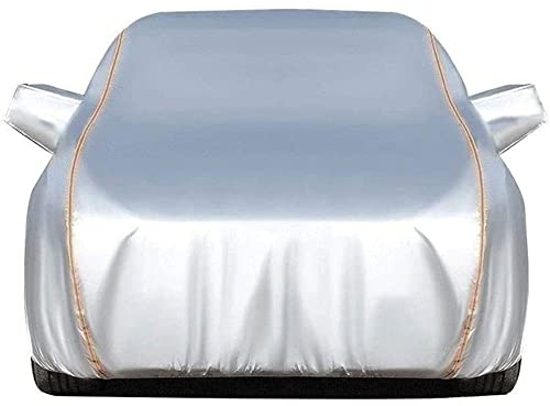 Autoabdeckung Für Mercedes-Benz M-Klasse ML W166 ML 320 ML 350 ML 400 |Staubdichte Autoabdeckung Vollgarage wasserdichte Autoabdeckung for Auto Winter Und Sommer (Color : Silver, Size : ML 320)