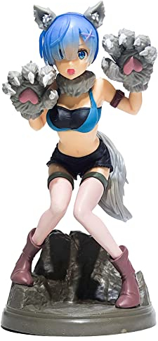 Zhongkaihua Anime Figur Rem und Ram Actionfiguren - Kreative Statue Modell Sammlung Dekoration (18,5 cm, Typ 8)