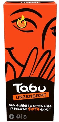 Taboo Unzensiert, Partyspiel nur für Erwachsene, die scharfe Version des Klassikers, mit kostenlosem Online-Tool