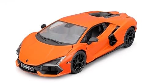 Bburago - Lamborghini Revuelto - Realistisches Automodell im Maßstab 1:24, Diecast Replica mit zu öffnenden Türen, Offizielle Lamborghini Lizenz, Empfohlenes Alter 3+ Jahre