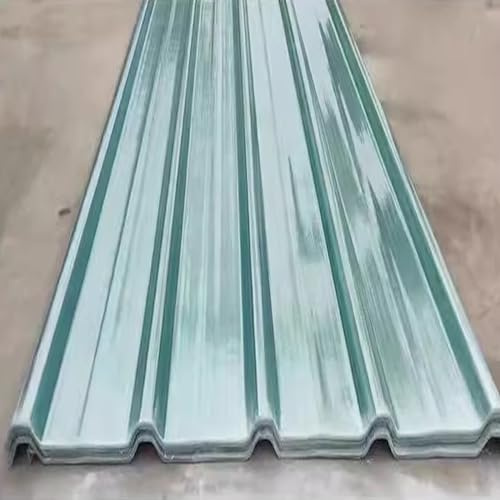 KDDEON Clear Roofing Sheet,Cladding Walling Sheeting,Greenhouse Shed Roof Panel,Side Panels Roofing Tiles,1mm Fiberglass Daylighting Panels,3/5/8/12/15/18/20 Pcs Corrugated Sheet (35x83in,8 pcs)