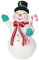 Hallmark Keepsake 3,7 cm Mini-Weihnachtsdekoration, nostalgischer Schneemann, Schneemann, Sammlergeschenke