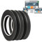 Handy-Display-Reparaturband, Handy-Klebeband,LCD-Reparaturband | LCD-Bildschirm-Klebeband, 5-teiliges doppelseitiges Klebeband zur Reparatur von Mobiltelefonen für Tablets und Smartphones