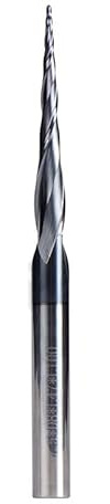 1 Stück R0.5 * D8 * 47 * 100L * 2F Wolframkarbid-Fräser Kugelkopfkegel Typ Konischer Schaftfräser 8mm Schaft CNC-Fräserwerkzeuge
