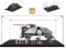 19.7x11.8x9.8in 3mm Acrylic Display Case for Lego Diecast Model Car 1/10 Scale DC Batman Batmobile Tumbler 76240 42127 BTS Dynamite 21339