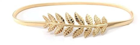 Damen Skinny Gürtel für Kleid, Metall elastischen dekorativen Gürtel mit Goldener Schnalle Dünner Tragriemen Skinny Retro Taillengürtel Klassisch Dekorativen Tragriemen für Kleider Jeans Hosen