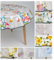 laro 140cm runde Wachstuch Tischdecke abwaschbar Wachstuchtischdecke mit Saum-Eingefasst-Paspelband, Muster:Schmetterlingsballet Bunt, Größe: Rund 140cm