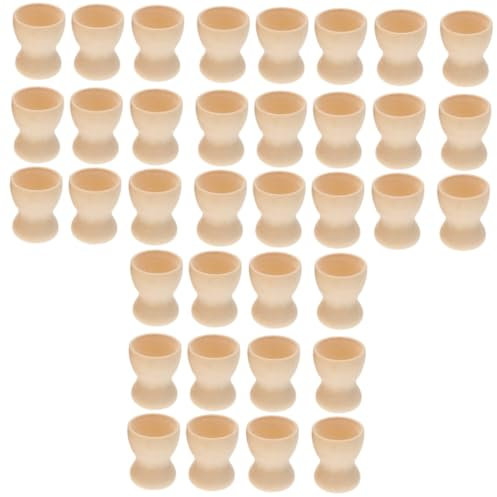 Ciieeo 3sets Easter Egg Holder Black Funny Egg Cups for Boys and Girls DIY Graffiti Cup Stand 12pcs*3