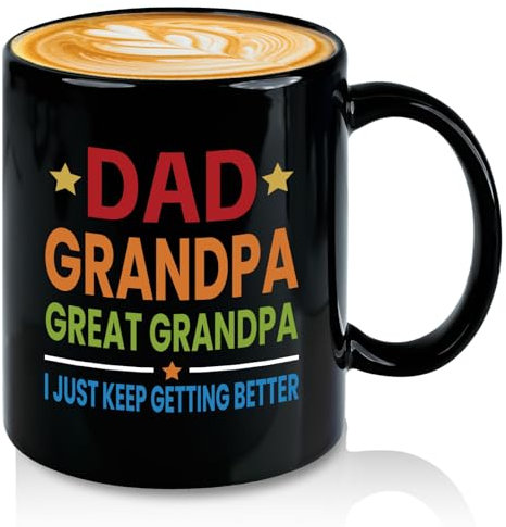 Slugeren Tasse à café cadeau pour papa, grand-père, arrière-grand-père, 325 ml