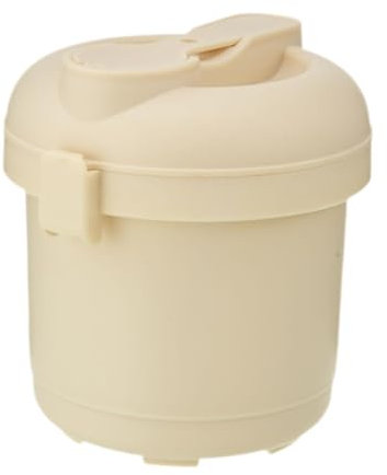 Ronyme Cuociriso Elettronico, Vaporiera per Verdure con Cucchiaio, Accessori Da Cucina Ignifughi, Utensili Da Cucina Da 5,5 Pollici X 5,7 Pollici, Stile a.