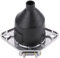 ZJchao 24V 7 Pin Trailer Plug Socket Connector with Metal Cover Rubber Port for Commercial Vehicles Semitrailers Trucks