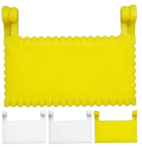 Vesidoloy Edge Sewing Gauge | 3mm/4mm Lightweight Clip-on Seam Guide | Quilting Supplies for Fabric Garment Sweater Clothes Blanket Ironing Household Jacket Finger Thumb