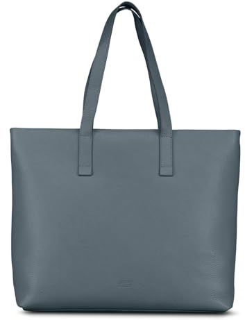 Jost Leder Businesstasche mit Laptopfach Tromsoe Business Shopper Petrol