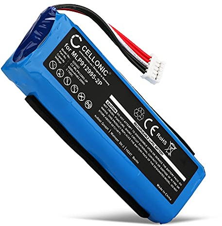 CELLONIC, Batteria per Altoparlante Compatibile con JBL Charge 2 Plus, Charge 1 Plus (6000mAh, 3.7V) Batteria di Ricambio GSP1029102