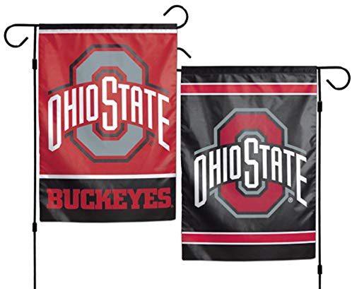 Ohio State Buckeyes Polyester 30,5 x 45,7 cm 2-seitige Garten Yard Wand Flagge