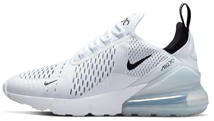 NIKE W Air Max 270, Women’s Running Shoes, White White Black White 100, 8.5 UK (43 EU)