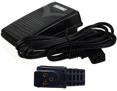 La Canilla ® - Fußpedal für Nähmaschinen Singer 258, 368, 518, 8220, 3 Anschlüsse, REF 979314-031
