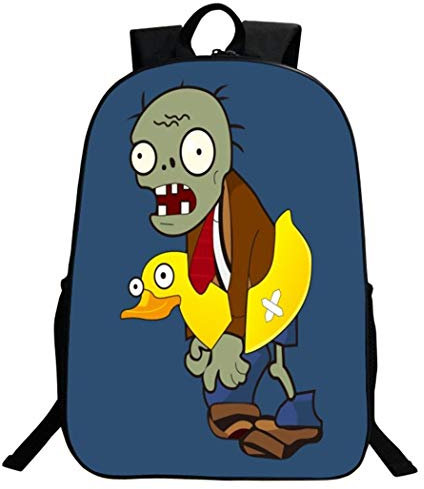 WANHONGYUE Plants vs. Zombies Image Printing Backpack Rucksack Packsack School Bag for Student Boys and Girls /6