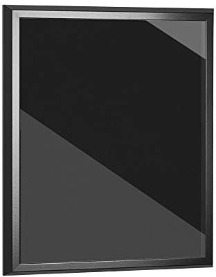 Objektrahmen 2 cm tiefer Bilderrahmen VARIANTO35 70x100 cm Schwarz matt mit Passepartout