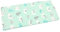 TupTam Baby Spannbettlaken Kinder Spannbetttuch für Babybett Kinderbett Gemustert, Farbe: Lama Mint, Größe: 70 x 140 cm