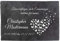 wandmotiv24 Schiefertafel, Gedenktafel Verstorbene Querformat 30x20cm Personalisiert Name + Datum, Digitaldruck, Trauerspruch, Bildmotiv Herz + Schmetterlinge, Witterungsbeständig