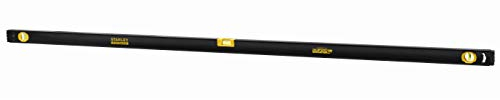 Stanley Fatmax Wasserwaage Classic Pro (180 cm Länge, 3 Libellen, stoßdämpfende Endkappen, Genauigkeit ±0.5mm/m, schlankes, modernes Design) FMHT42561-1