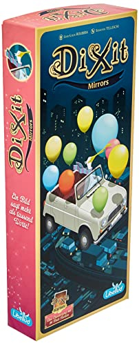 Libellud, Dixit 10 – Mirrors, Erweiterung, Familienspiel, Kartenspiel, 3-8 Spieler, Ab 8+ Jahren, 30+ Minuten, Deutsch