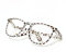 LeonDesigns Safety Goggles Anti-Fog Tactical glasses with Side Shields Clear Safety glasses with Anti-Scratch UV400 protection Lens Goggles Inside Eyeglasses (Square Brown Leopard)