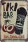 Generisch Metallschild 20 x 30 cm The Tiki Bar Hawaii Cocktails Aloha Eat Drink Chill Blechschild